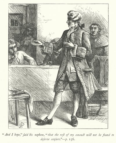 Ilustração para O Vigário de Wakefield (gravura) de George John Pinwell
