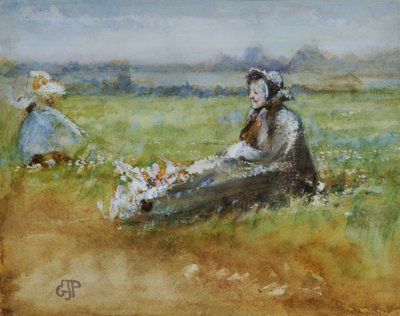 No campo de George John Pinwell