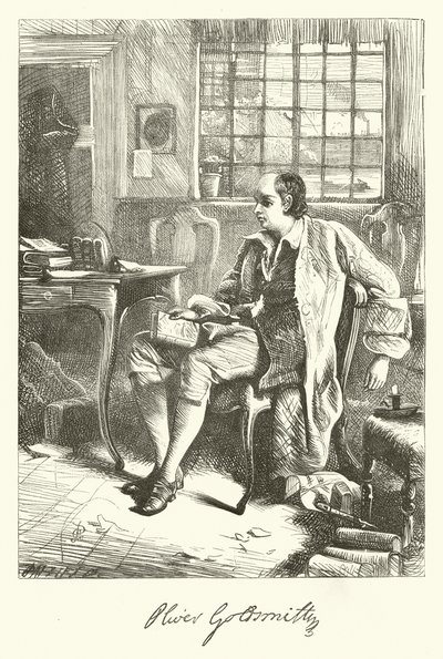 Oliver Goldsmith (gravura) de George John Pinwell