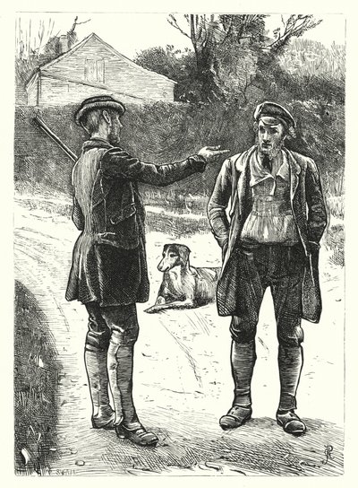 O Gamekeeper (gravura) de George John Pinwell