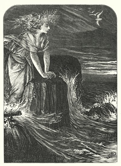 Os Navios Fantasma (gravura) de George John Pinwell