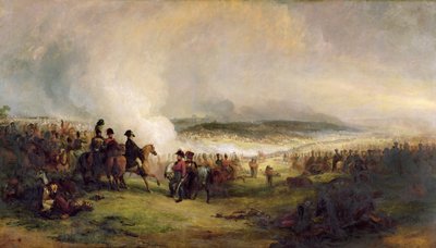 A Batalha de Waterloo (óleo sobre tela) de George Jones