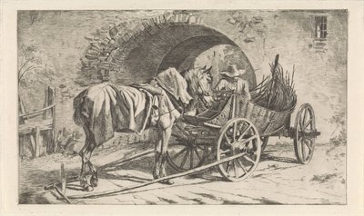 Vagão de carvão em um portão Vagão de carvão (título da série) de George Jooss