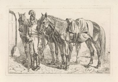 Cussier e três cavalos de George Jooss