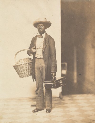 Sam Campus Vendor, de um Yale Class Abum, ca. 1858. de George K Warren