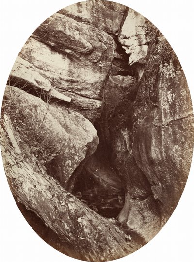 Cascata perto do Williams College, c. 1870 (foto) de George Kendall Warren