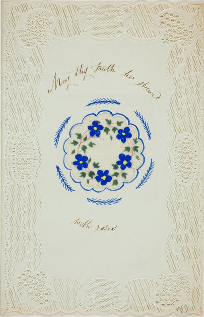 Que o Teu Caminho seja percorrido com rosas (valentim) de George Kershaw
