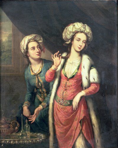Retrato de uma senhora que se pensa ser Lady Mary Wortley Montagu de George Knapton