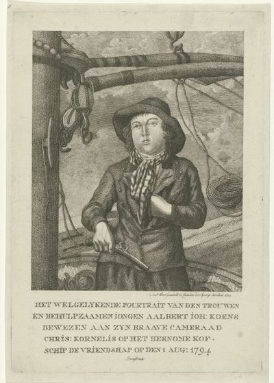 Retrato de Aalbert Joh. Koens de George Kockers
