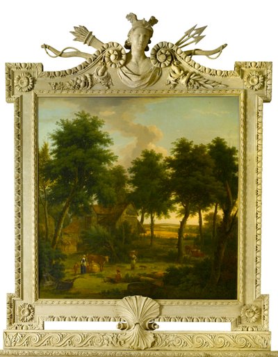 Paisagem com figuras, 1757 de George Lambert