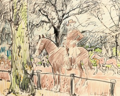 Don Roberto Cunninghame Graham em Rotten Row, Hyde Park de George Leslie Hunter