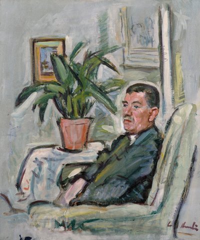 William McInnes (óleo sobre tela) de George Leslie Hunter