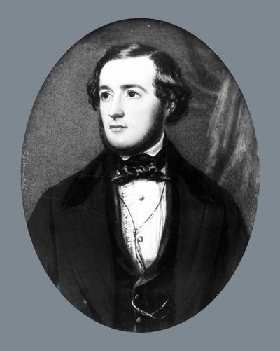 Retrato de um cavalheiro, ca. 1845-1850. de George Lethbridge Saunders