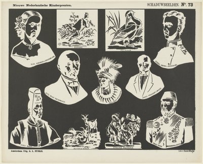 Imagens de sombra (título no objeto) Novas estampas infantis holandesas (título da série no objeto) de George Lodewijk Funke