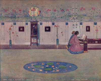 O Boudoir Branco, c1905 de George Logan