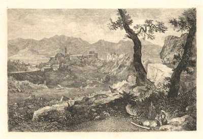 Uma vista perto de Roma de George Loring Brown