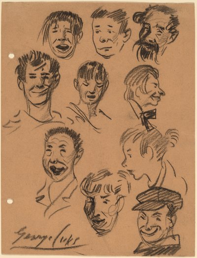 Dez cabeças de George Luks