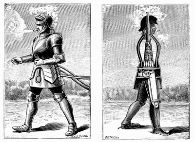 Homem de vapor de George Moores, 1893 de George Moore