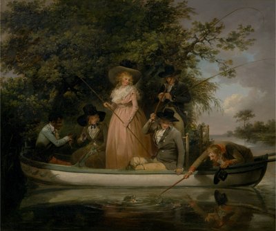 Uma festa de pesca de George Morland