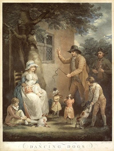 Cães Dançando, c. 1800 de George Morland