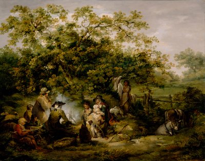 Acampamento de ciganos de George Morland