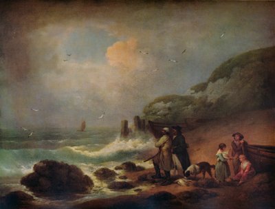 Fotografar aves marinhas, 1795 de George Morland