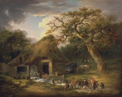 O antigo moinho de água de George Morland