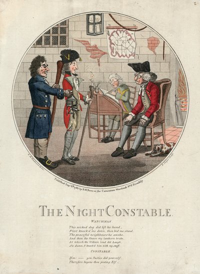 O policial da noite de George Moutard Woodward