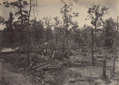 Campo de Batalha de Atlanta, Geórgia, 22 de julho de 1864 nº 1, década de 1860. de George N. Barnard