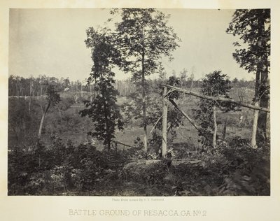 Campo de batalha de Resacca, GA, n.º 2 de George N. Barnard