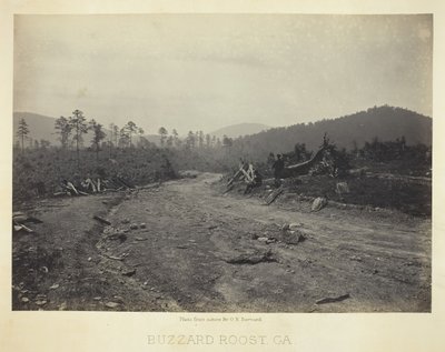 Buzzard Roost, GA, 1866. de George N. Barnard