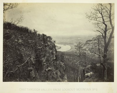 Vale de Chattanooga de Lookout Mountain, nº 2, 186466. de George N. Barnard
