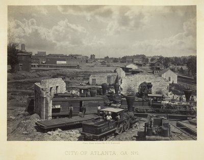 Cidade de Atlanta, GA, n.º 1 de George N. Barnard