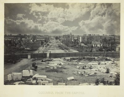 Columbia do Capitólio, 1866. de George N. Barnard
