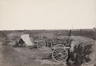Antigas fortificações confederadas diante de Atlanta de George N. Barnard
