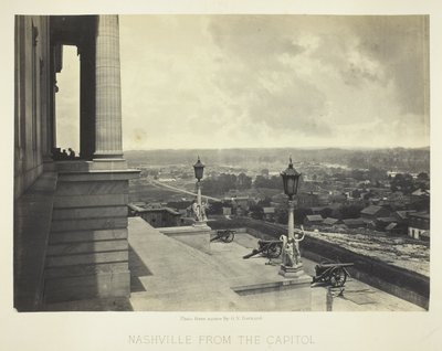 Nashville a partir do Capitólio de George N. Barnard