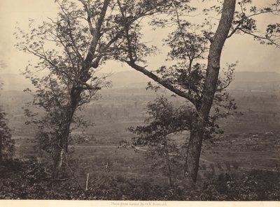 Orchard Knob a partir de Mission Ridge, 1864-1866 (foto) de George N. Barnard