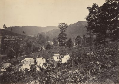 Passe no Raccoon Range, Whiteside No. 2, década de 1860. de George N. Barnard