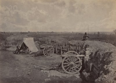 Rebel Works in Front of Atlanta, GA, No. 4 de George N. Barnard