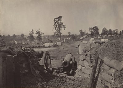 Rebel Works in Front of Atlanta, Georgia No. 3, década de 1860. de George N. Barnard