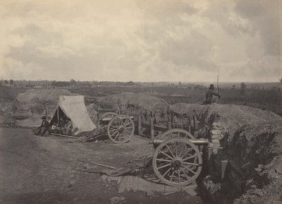 Rebel Works in Front of Atlanta, Georgia No. 4, década de 1860. de George N. Barnard