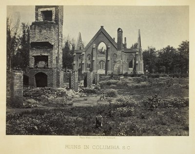 Ruínas em Columbia, S.C. de George N. Barnard