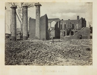 Ruínas em Columbia, S.C., n.º 2 de George N. Barnard
