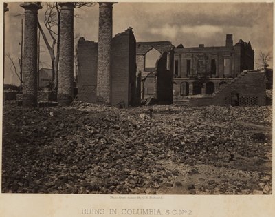 Ruínas em Columbia, S.C. n.º 2 de George N. Barnard