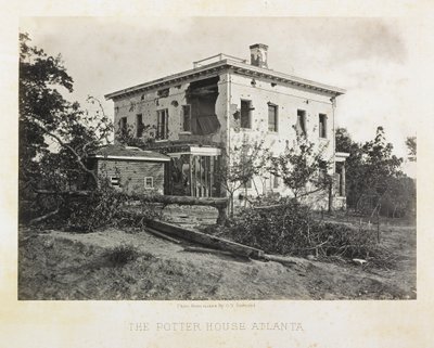 A casa Potter, Atlanta de George N. Barnard
