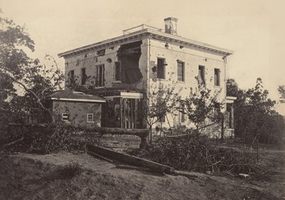 A Casa Potter, Atlanta, década de 1860. de George N. Barnard