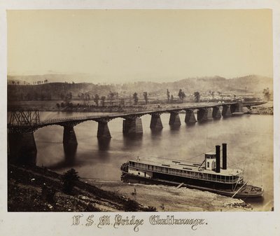 Ponte U.S.M., Chattanooga de George N. Barnard