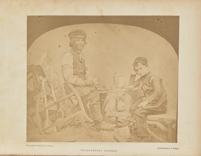 A noitada dos serradores de George N. Barnard