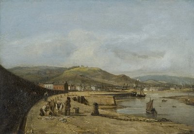 Swansea a partir do West Pier de George Orleans Delamotte
