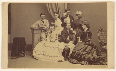 [Retrato de um grupo não identificado: quatro mulheres e três homens] de George P. Critcherson